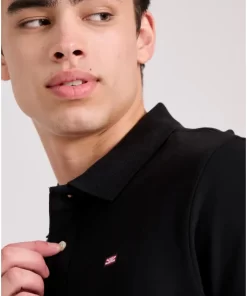 μπλούζα polo από βαμβάκι πικέ FBM009 001 11 Black (2)