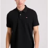 μπλούζα polo από βαμβάκι πικέ FBM009 001 11 Black (3)