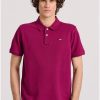 μπλούζα polo από βαμβάκι πικέ FBM009 001 11 Magenta Purple