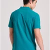 μπλούζα polo από βαμβάκι πικέ FBM009 001 11 Teal (4)