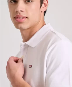 μπλούζα polo από βαμβάκι πικέ FBM009 001 11 White (2)