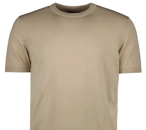 πλεκτό t shirt 6476383 Beige