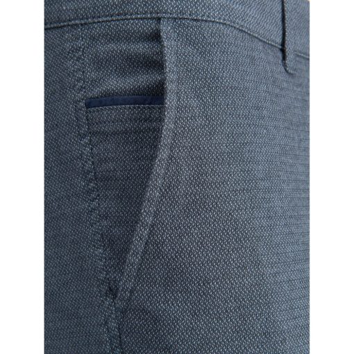 Chinos παντελόνι με ανάγλυφη πλέξη 12206198 Faded Denim (4)