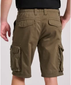 Comfort fit ανδρική cargo βερμούδα FBM009 031 03 Khaki (3)