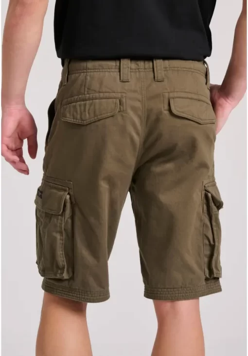 Comfort fit ανδρική cargo βερμούδα FBM009 031 03 Khaki (3)