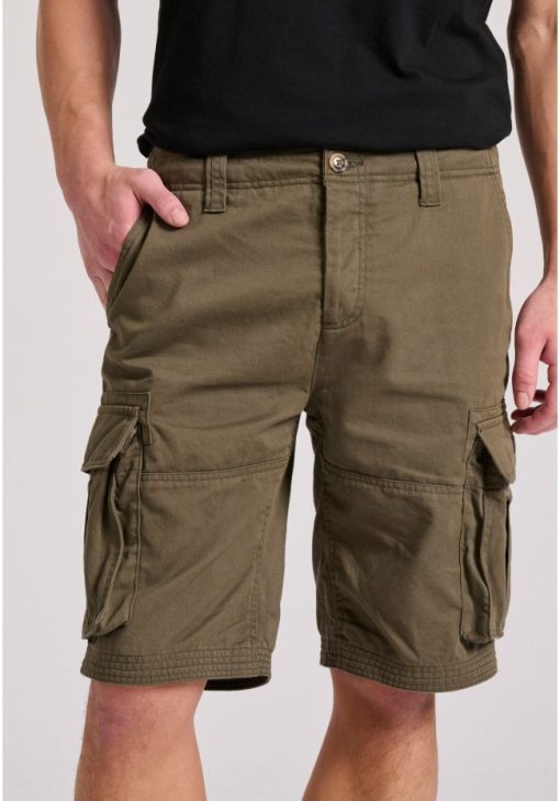 Comfort fit ανδρική cargo βερμούδα FBM009 031 03 Khaki