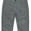 Garment dyed chino παντελόνι με κορδόνι στη μέση CP 418 Grey (3)