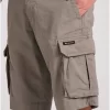 Loose fit ανδρική cargo βερμούδα FBM009 033 03 Grey (2)