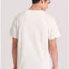 Relaxed fit t shirt με raglan μανίκι και raw cuts FBM009 008 04 Off White (4)