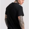 T shirt με minimal branded τύπωμα FBM009 311 04 Black (4)