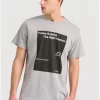 T shirt με minimal branded τύπωμα FBM009 311 04 Grey