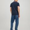 t shirt polo 12136668 Navy BlazerRed (2)