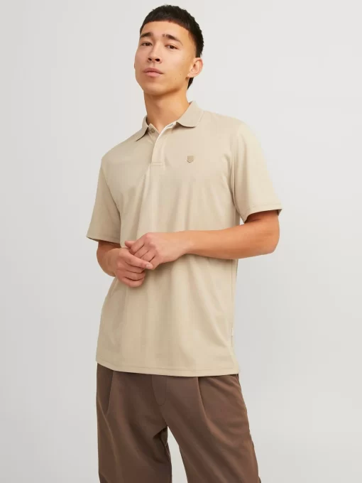 t shirt polo 12251180 Beige