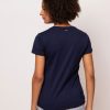 t shirt με V neck λαιμό 163Mulla Navy (2)