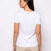 t shirt με V neck λαιμό 163Mulla White (2)