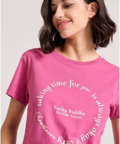 Γυναικείο t shirt με τύπωμα FBL009 148 04 Rose