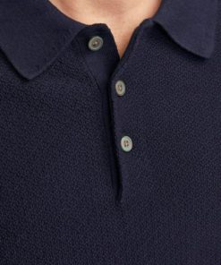 πλεκτό polo 12251008 Navy (3)