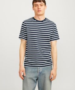 ριγέ t shirt 12151601 Navy