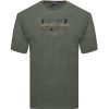 T shirt Flame με τύπωμα TS 2015 Khaki