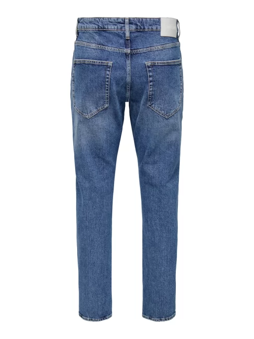 jean παντελόνι tapered 22029360 Medium Blue Denim (2)