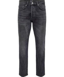 jean παντελόνι tapered 22027850 Black Denim