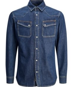 jean πουκάμισο 12261895 Blue Denim