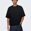 oversize t shirt 22027787 Black