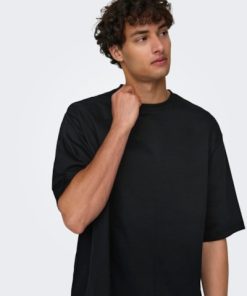 oversize t shirt 22027787 Black (4)