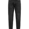 jean παντελόνι cropped tapered 22031795 Washed Black Denim