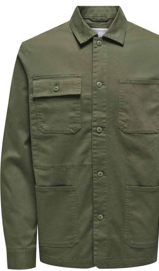 ONSDIEGO TWILL LS CHORE OVERSHIRT