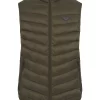 Αμάνικο καπιτονέ puffer μπουφάν FBM010 001 01 Khaki (2)