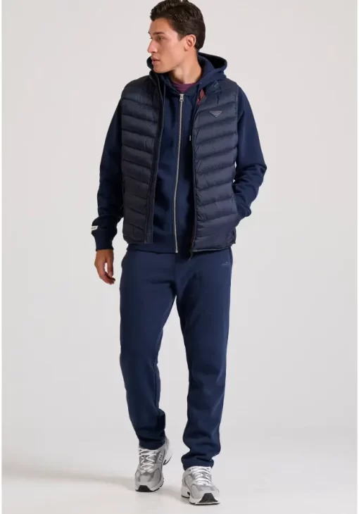 Αμάνικο καπιτονέ puffer μπουφάν FBM010 001 01 Navy (2)