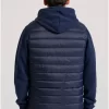 Αμάνικο καπιτονέ puffer μπουφάν FBM010 001 01 Navy (4)