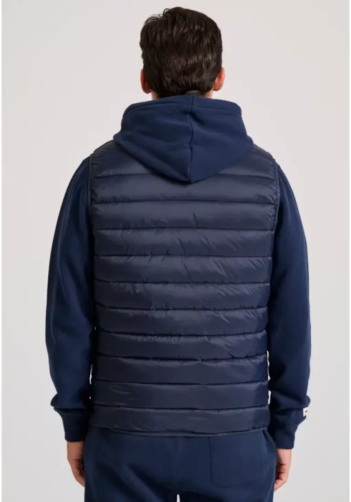 Αμάνικο καπιτονέ puffer μπουφάν FBM010 001 01 Navy (4)