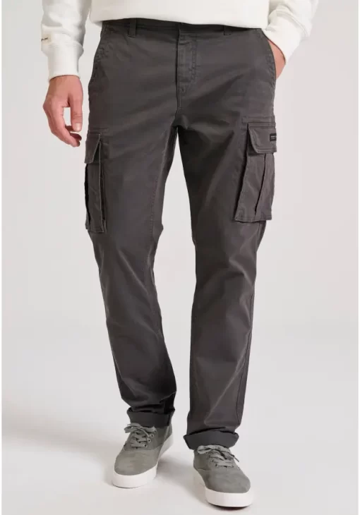 Ανδρικό comfort cargo παντελόνι FBM010 002 02 Grey