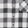 Ανδρικό καρό flannel πουκάμισο 20717151194007 Black