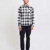 Ανδρικό καρό flannel πουκάμισο 20717151194007 Black