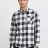 Ανδρικό καρό flannel πουκάμισο 20717151194007 Black 2