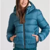 Καπιτονέ puffer μπουφάν με κουκούλα FBL010 103 01 DK Moss (2)