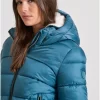 Καπιτονέ puffer μπουφάν με κουκούλα FBL010 103 01 DK Moss (3)