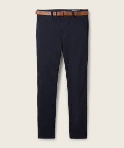 Παντελόνι chinos με ζώνη 100825310668 Navy (2)