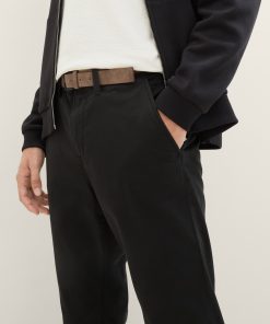 Παντελόνι chinos με ζώνη 100825329999 Black (2)