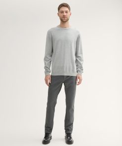 Παντελόνι slim chino Jersey Travis 104485335951 Grey (3)