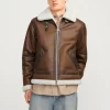 δερμάτινο(eco) jacket 12261819 Brown (4)