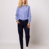 παντελόνι chinos T42002Fiona Navy (4)