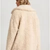 Loose fit faux fur jacket FBL010 123 01 Chalk (3)