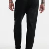 chinos παντελόνι με πιέτες 60241 Black (3)