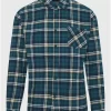 Ανδρικό καρό flannel πουκάμισο FBM010 027 05 D.K Moss