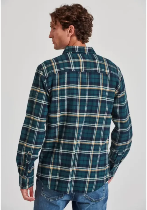 Ανδρικό καρό flannel πουκάμισο FBM010 027 05 D.K Moss (4)