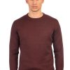 Πλεκτό με στρογγυλή λαιμόκοψη KNIT 8000 Bordeaux Mel (3)